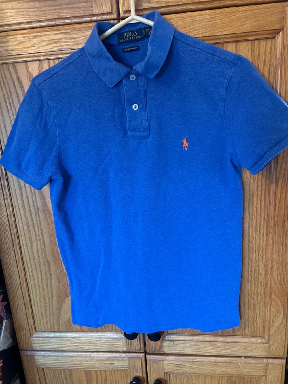 Polo by Ralph Lauren Royal Blue Polo with Orange Pony